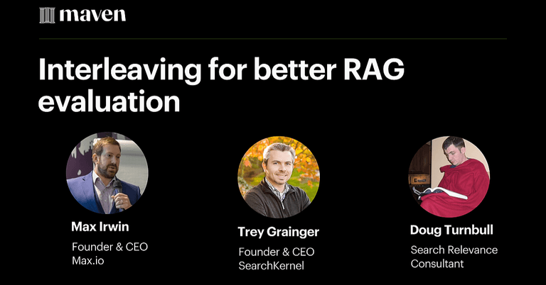 Interleaving for better RAG evaluation cover image